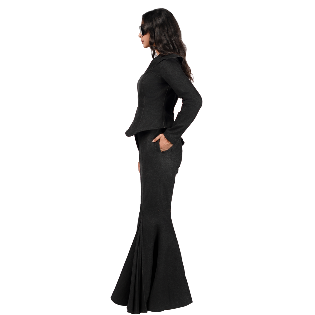 Black Flared Jeans
