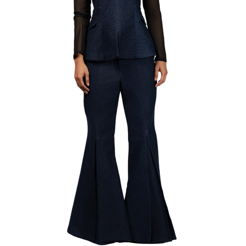 Blue Flared Jeans