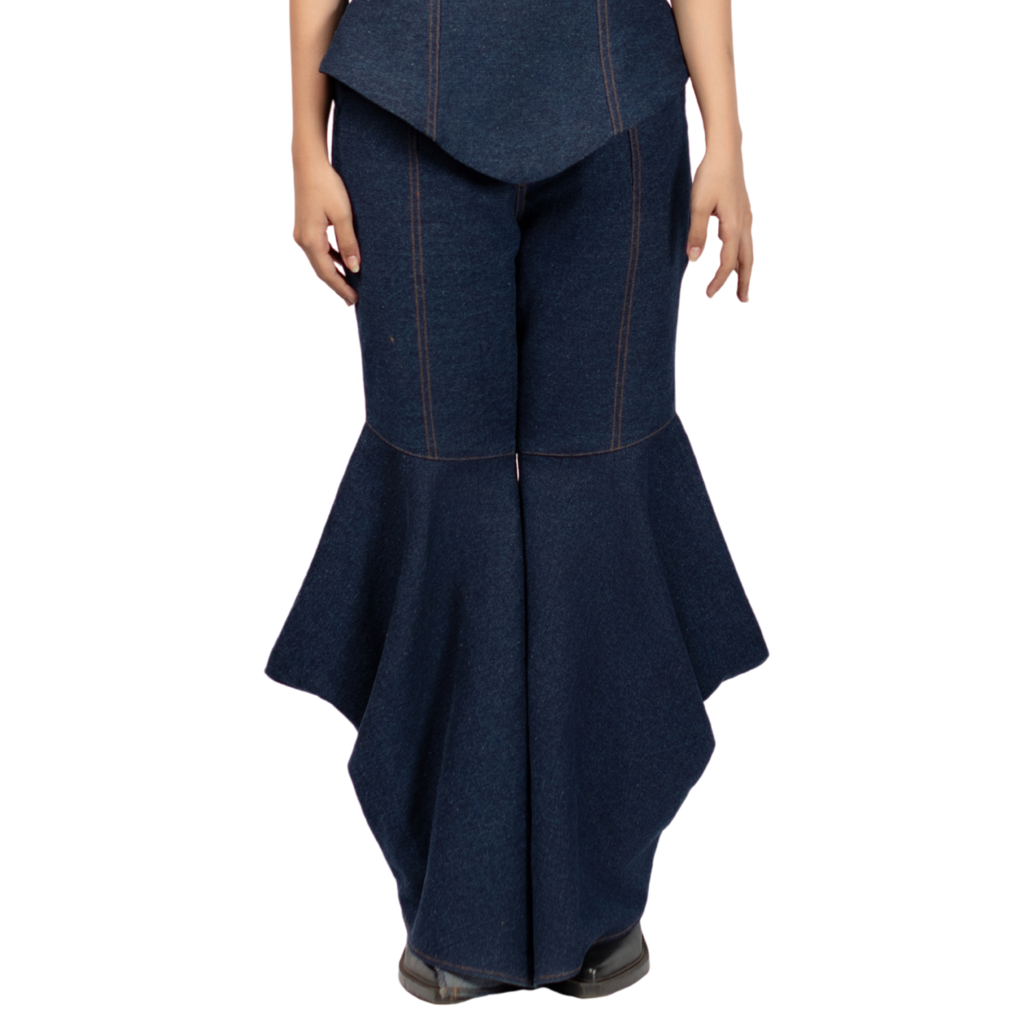 Draped Jeans