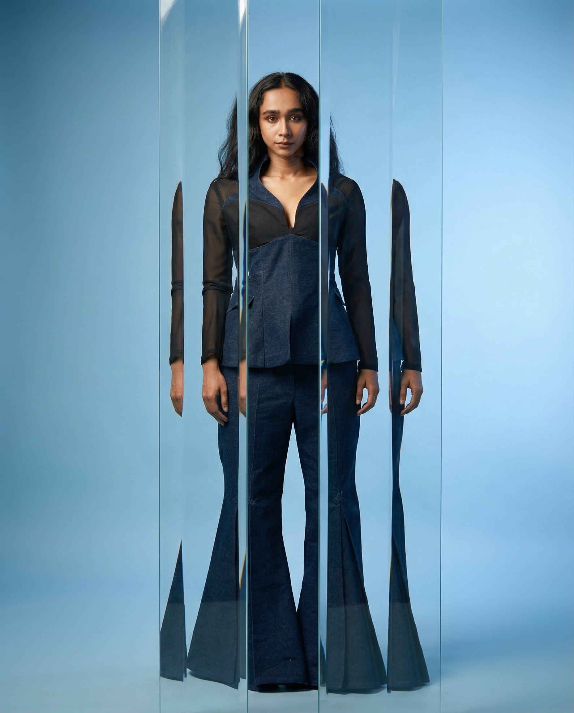 Draped Jeans