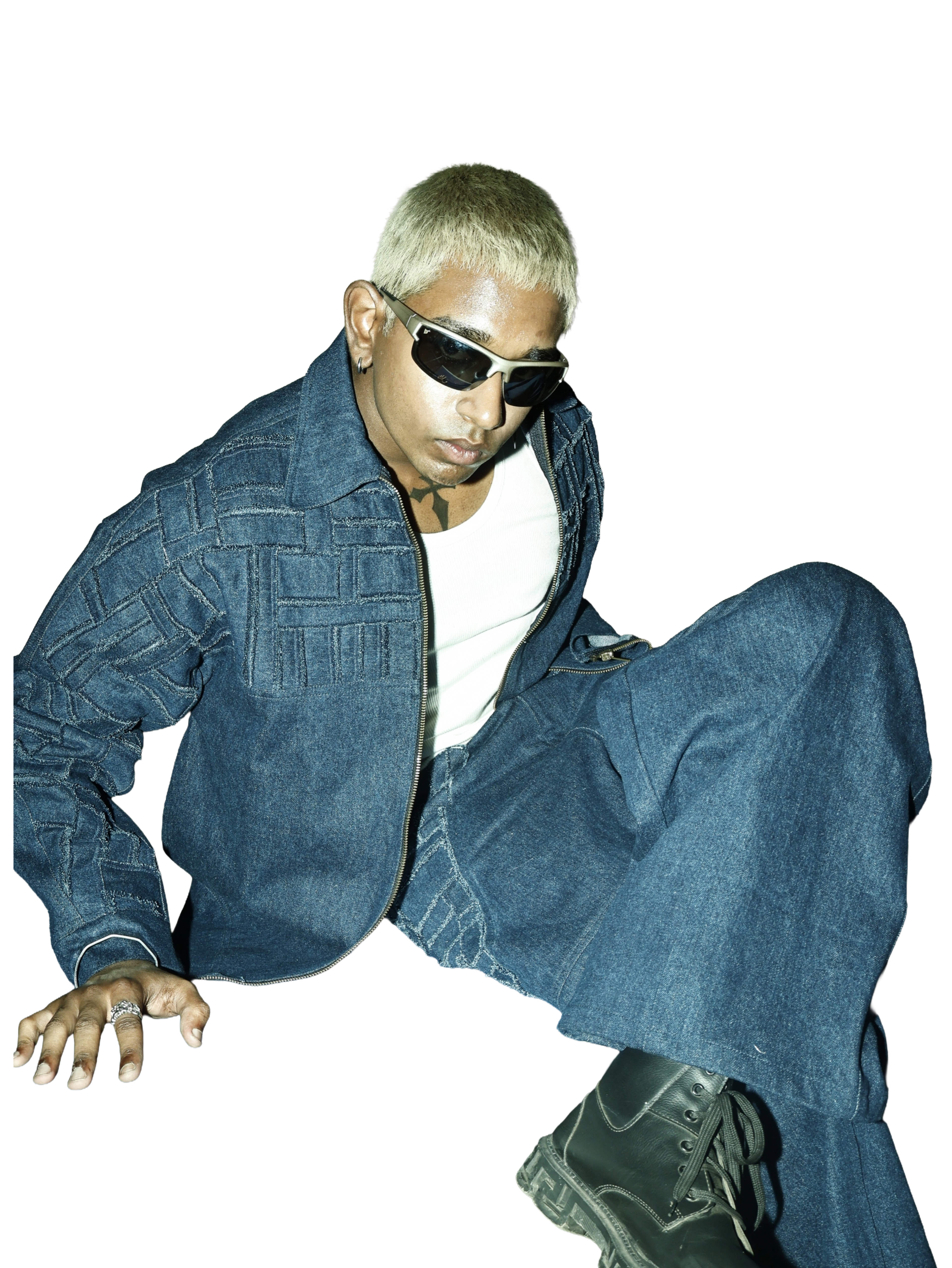Grid Jeans